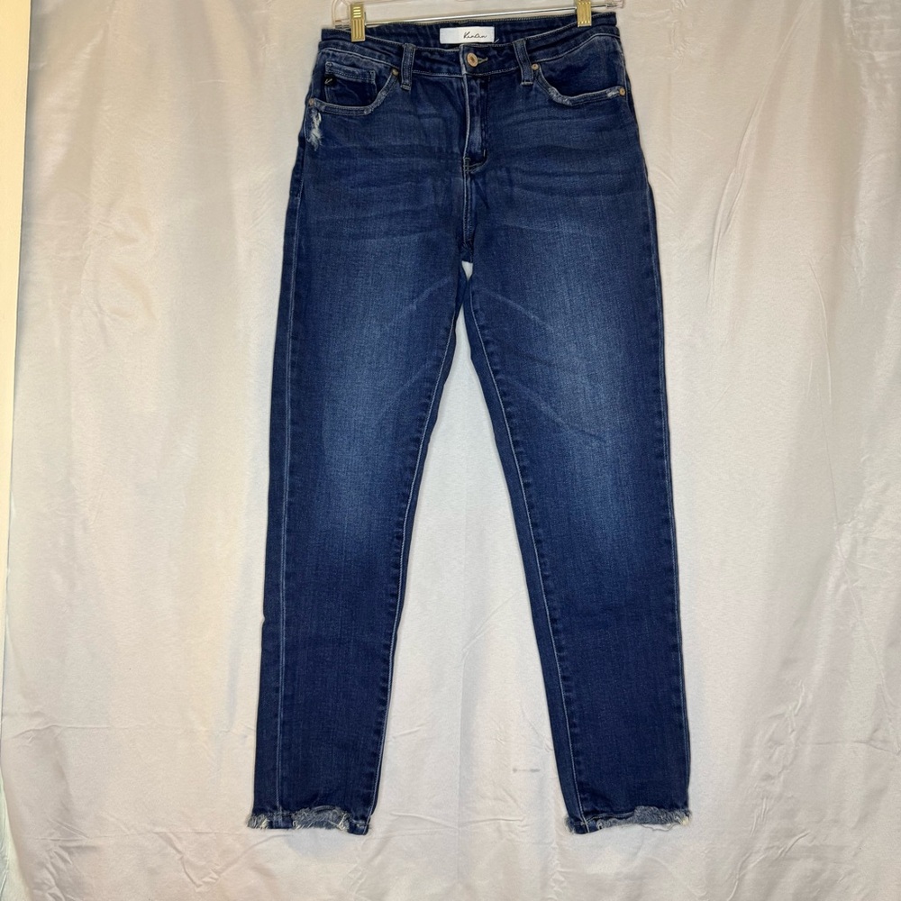 KanCan Dark Blue Straight Leg Jeans